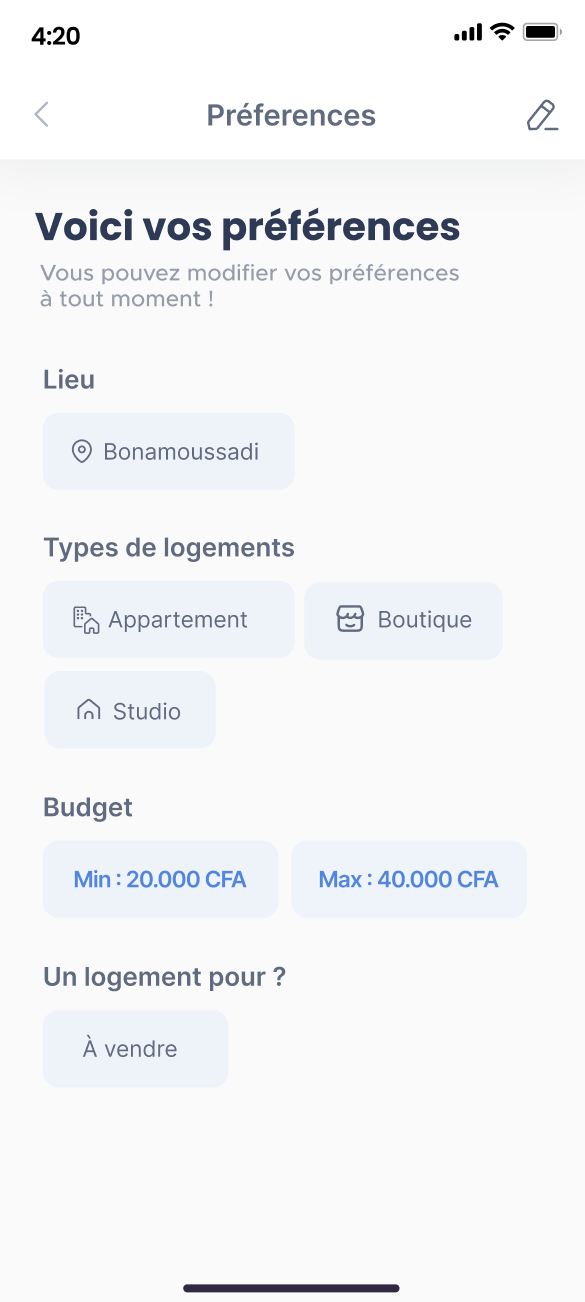 Preferences screenshot